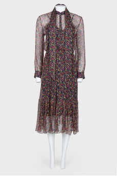 Lightweight floral print dress