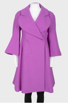 Violet fitted coat