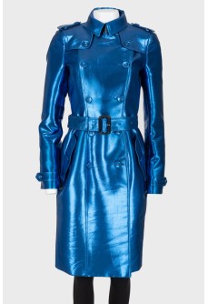 Blue shimmer coat