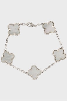 Vintage Alhambra mother -of -pearl bracelet
