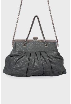 Coated leather bag