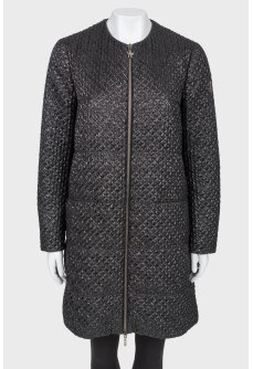 Textured metallic coat