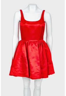 Red babydoll dress