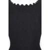Dress with textured fabric