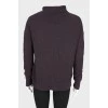 Cashmere purple sweater