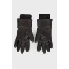 Lined leather gloves