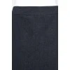 Black-blue wool skirt