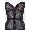 Black corset with lace