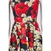 Dress with a floral print