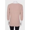 Cashmere sweater in the color of the mocha