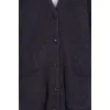 Dark blue cardigan with buttons