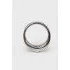 Steel ring with logo