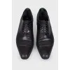 Men's shoes with perforation