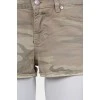 Shorts with camouflage print