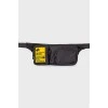 Unisex brand logo belt bag