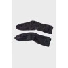 Translucent black stockings