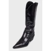 Pointed toe boots