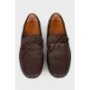 Men's leather moccasins