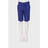 Children's purple shorts