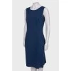Blue sheath dress