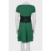 Green lace dress