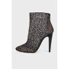 Ankle boot fish net