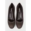 Charcoal Stiletto Heels
