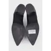Pointed toe leather chelsea