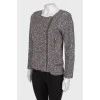 Sequins knitted jacket
