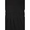 Black pleated dress