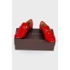 Red Patent Loafers