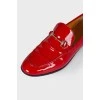 Red Patent Loafers