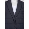 Quilted waistcoat with buttons