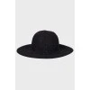 Black hat with rhinestones