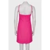 Pink tweed dress