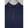 Men's zip polo shirt