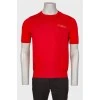 Men's red T-shirt