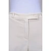 Wide silk white trousers