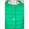 Green quilted vest