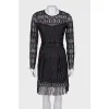 Lace black dress with tag
