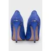 Light blue stiletto heels shoes