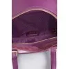 Purple trapezoidal bag