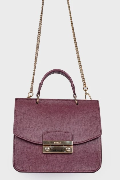 Dark purple mini bag