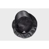 Black eco-leather cap