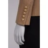 Beige jacket with chunky buttons