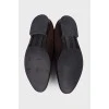 Men's chamous leather shoes