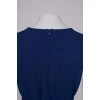 Blue dress with drawstring