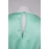 Silk light green dress