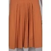 Orange pleated dress