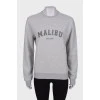 Malibu fleece sweatshirt with tag